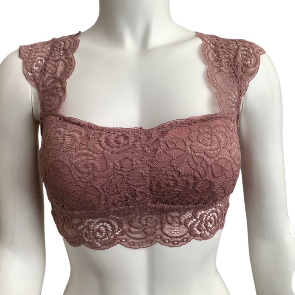 Padded Floral Lace Bralette